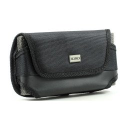 Extendable Horizontal Vinyl Belt Pouch Large 22 Fits iPhone 13 and more (Black) Extendable Horizontal Vinyl Belt Pouch Large 22 Fits iPhone 13 and more (Black)